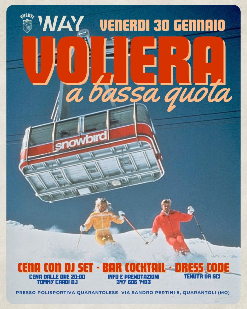 Voliera a bassa quota